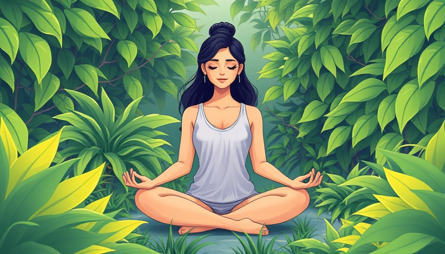 Woman meditating in nature, embracing wellness trends.