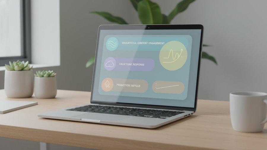 Modern workspace showcasing spa marketing automation trends and AI customer engagement.