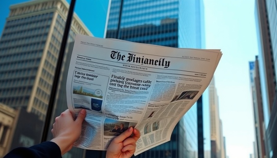 Reflection of finance newspaper emphasizing financial fraud prevention.
