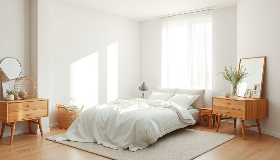 Minimalist bedroom inviting quality sleep destinations.