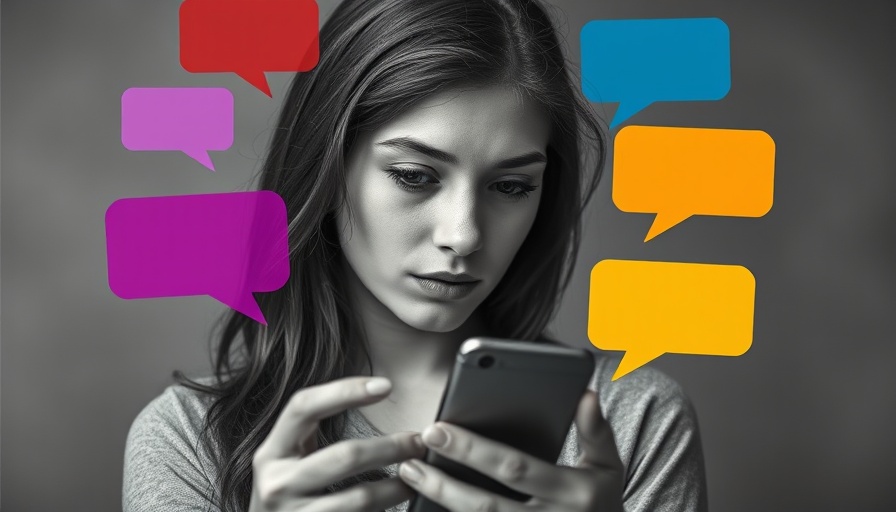 Conceptual image illustrating social media tips with a smartphone.