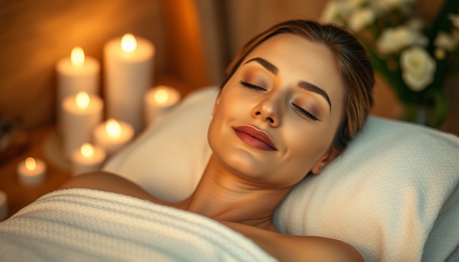 Luxurious spa treatment under candlelit ambiance, illustrating spa upsell strategies.