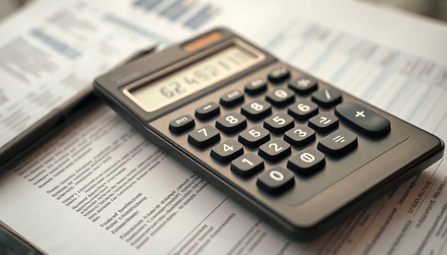 Calculator and documents, CPAs for small businesses.
