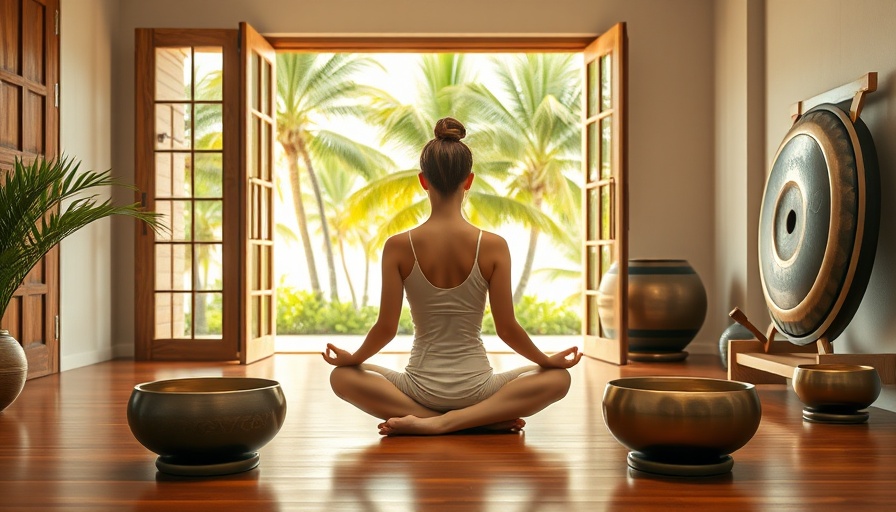Serene spa room with open doors and meditative ambiance.