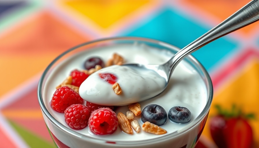 High-protein snack with yogurt, berries, and nuts for better blood pressure.