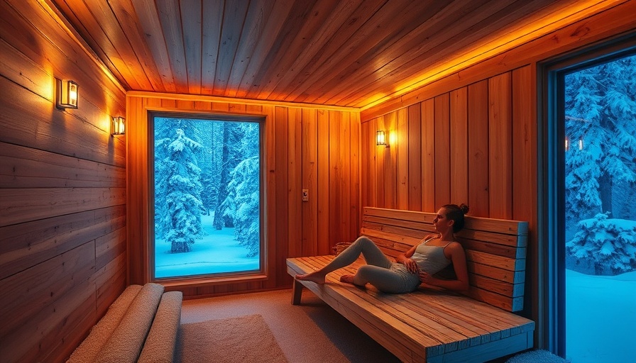 Hot and cold therapy in spas showing a sauna and cold room contrast.