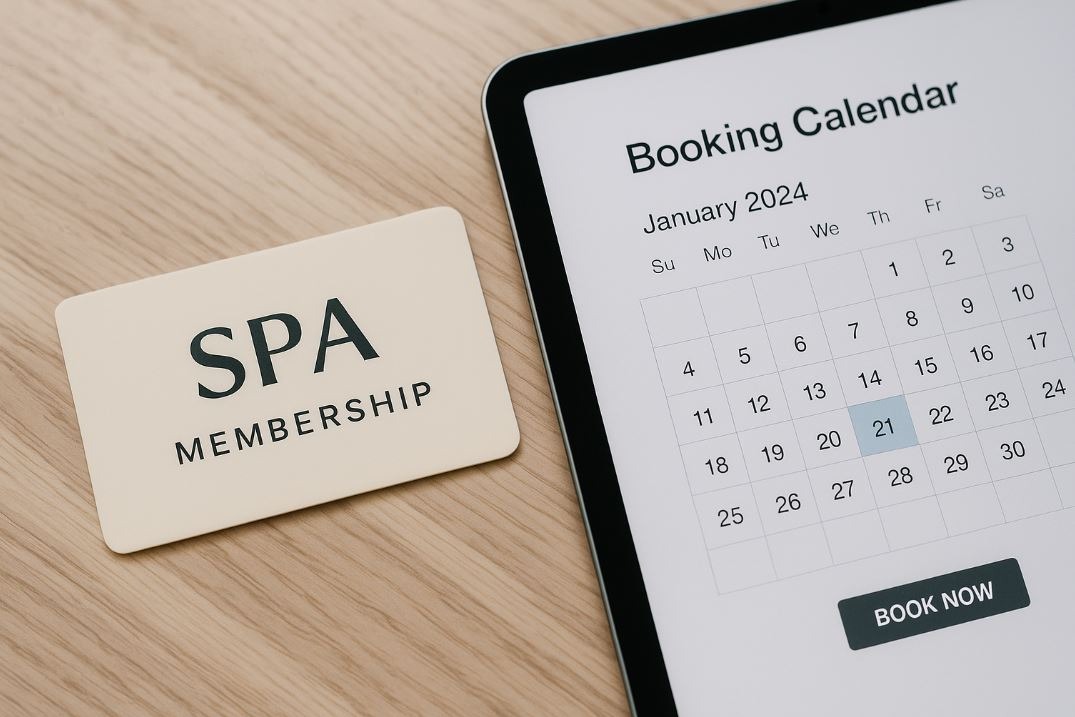 Spa building recurring revenue through memberships and prepaid packages.