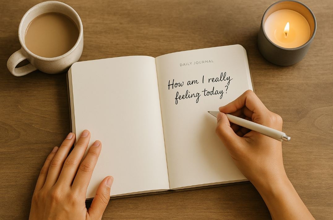 Grounding self-inventory practice for burnout recovery