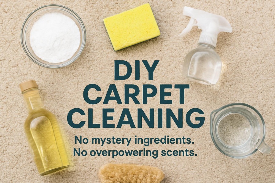 Eco-friendly DIY carpet cleaner promotes sustainable living and natural cleaning.