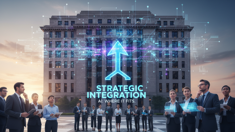 Understanding how should businesses use AI for effective integration in operations.