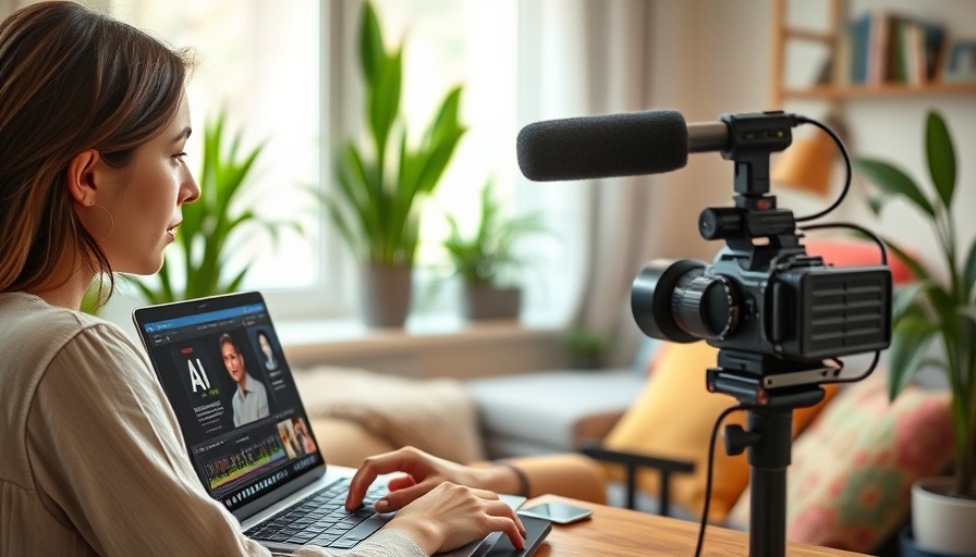 AI video editors for creators and marketers in action with tech setup.