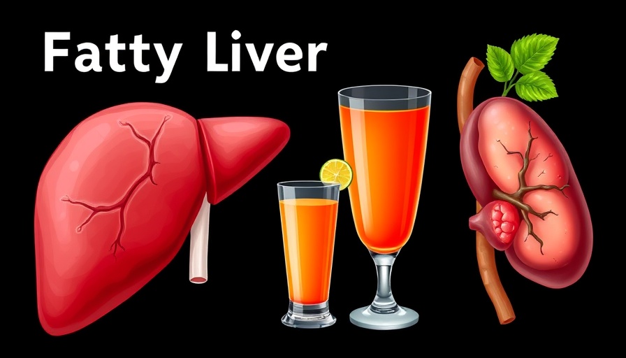 Transformation of fatty liver to healthy liver with juice.