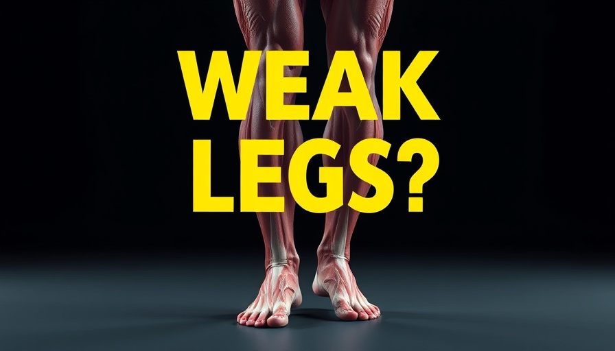 3D anatomy of legs emphasizing muscle weakness prevention exercises