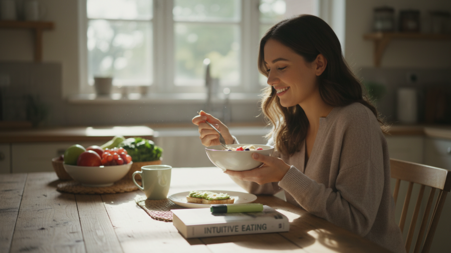 Letting go of perfect eating: mindful eating tips for beginners.