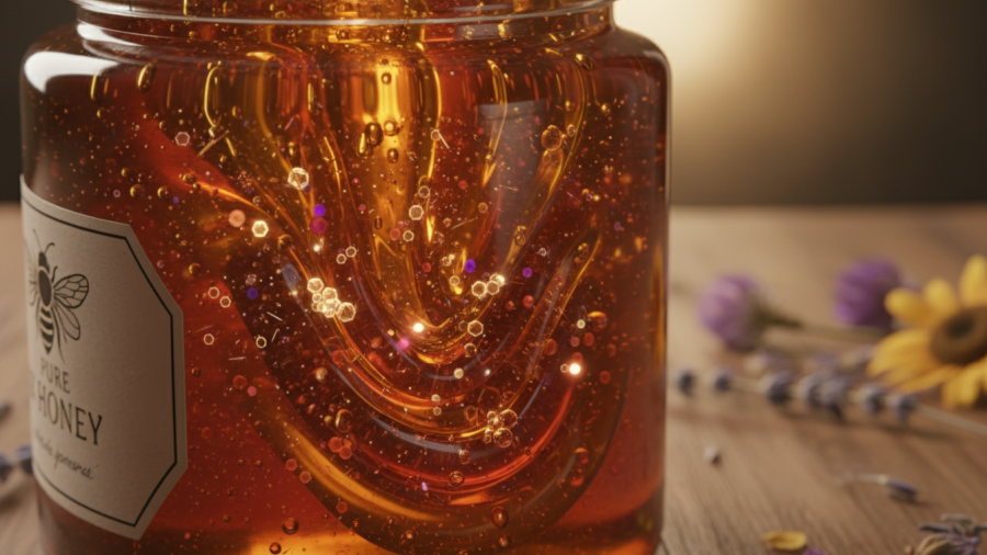 Discover the skin healing properties of honey in natural skincare treatments.