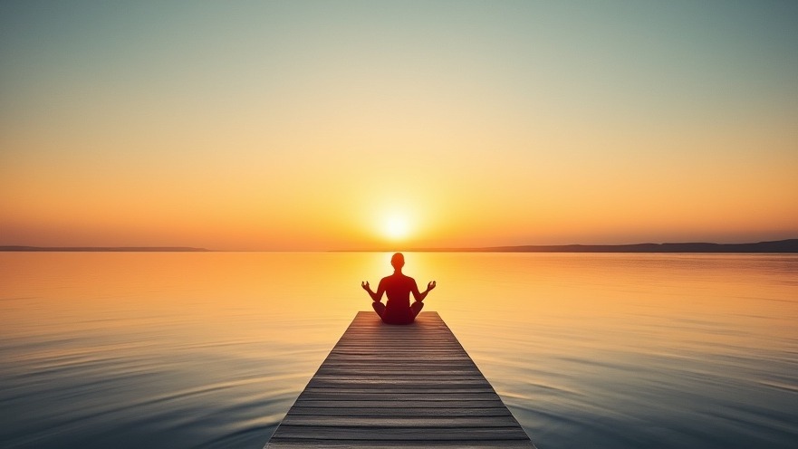 Lone figure meditating at sunrise, highlighting Transcendental Meditation benefits.