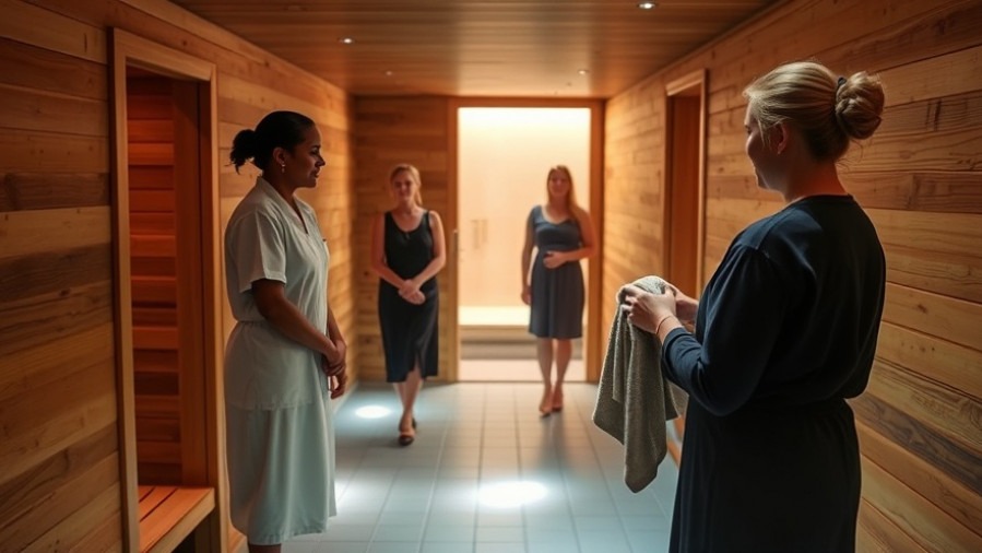 Experience accessible cooling options in modern hydrothermal wellness at this nurturing spa.