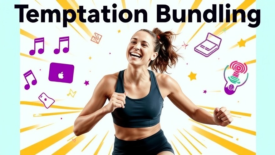 Person enjoying exercise with temptation bundling, smiles while engaging in enjoyable activities.