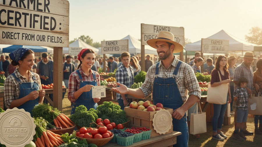Certified produce at Sacramento farmers markets directly from local farmers.