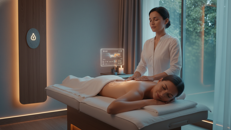 Exploring spa technology trends and customer engagement AI for wellness benefits.