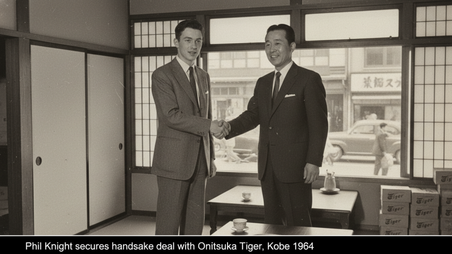 Phil Knight and Bill Bowerman's partnership for Blue Ribbon Sports.