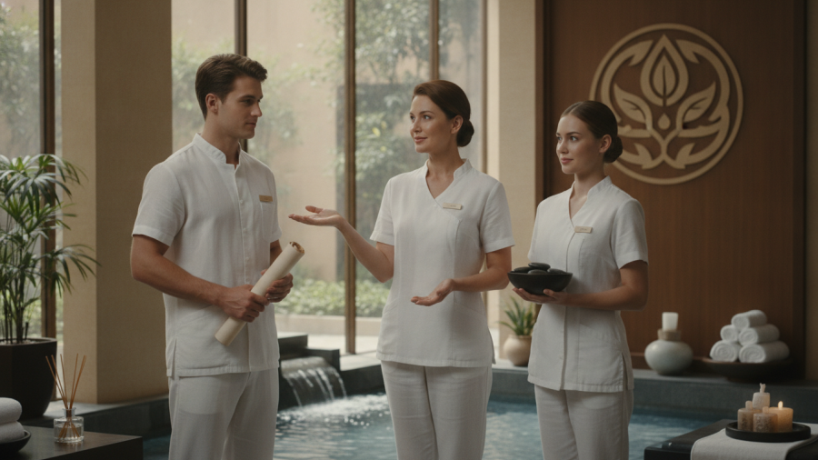 Strong spa leaders exemplify collaboration for business success in the spa industry.