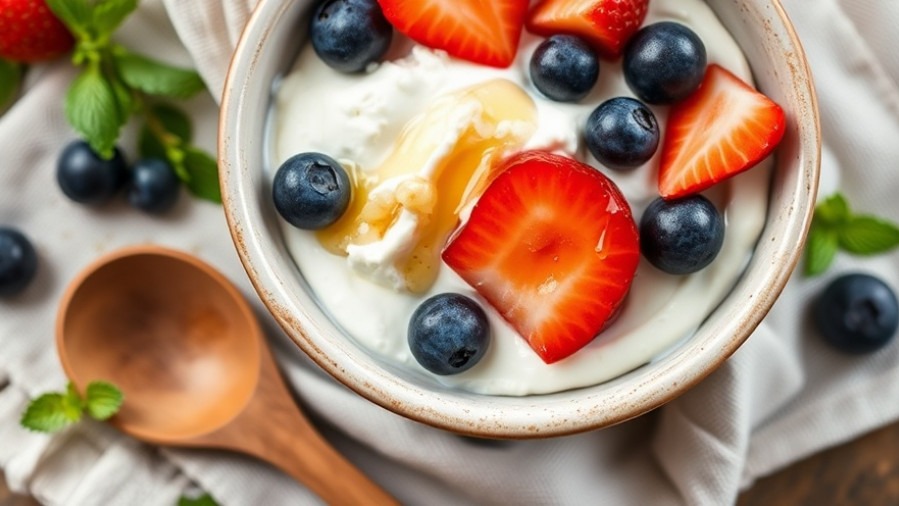 Healthy snacks: creamy cottage cheese with berries and honey for nutritious snacking.