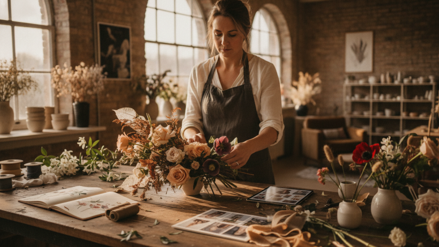 Independent floral studios redefine luxury with custom flower arrangements.