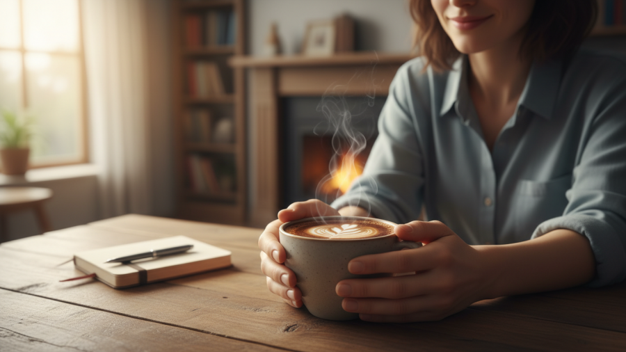 Moderate coffee intake linked to heart health and reduced cardiovascular disease risk.