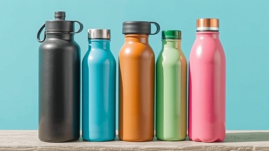 Non-toxic hydration with eco-friendly reusable water bottles for sustainable living.