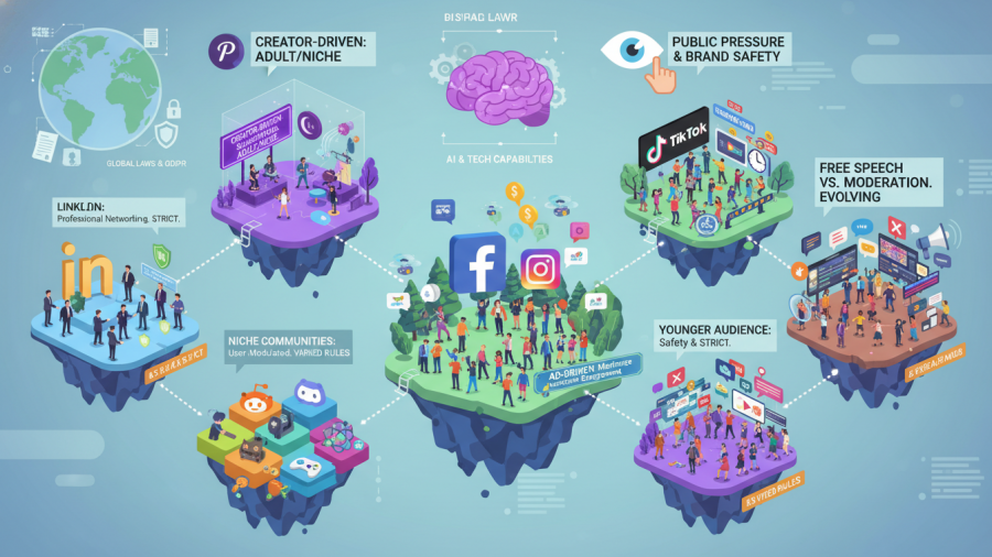 Exploring diverse rules for audience engagement in social media strategy.