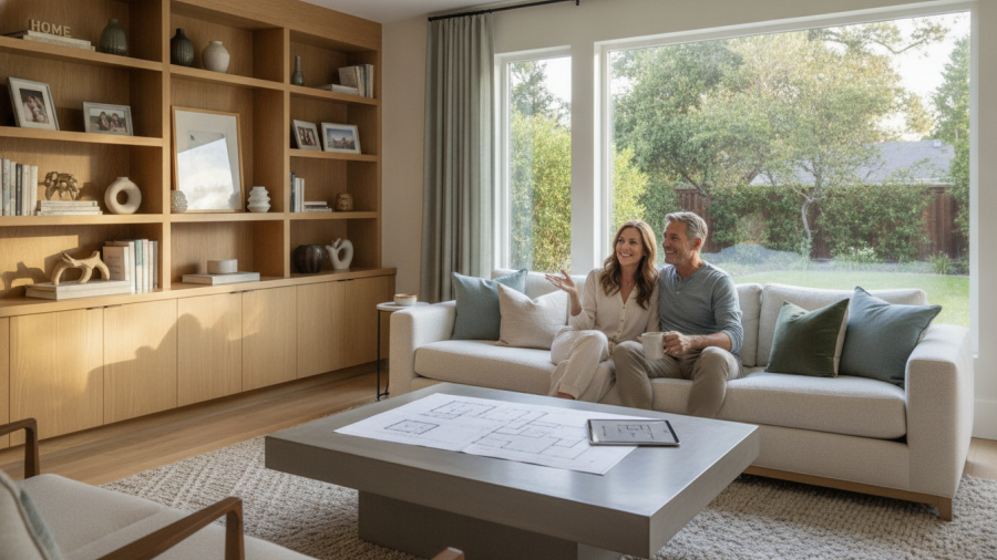 Homeowner satisfaction showcasing small design decisions in home design for daily comfort.