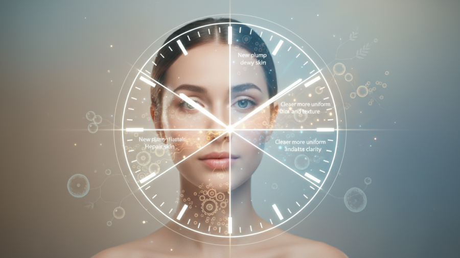 K-beauty sustainable skincare emphasizes patience for healthy skin renewal.