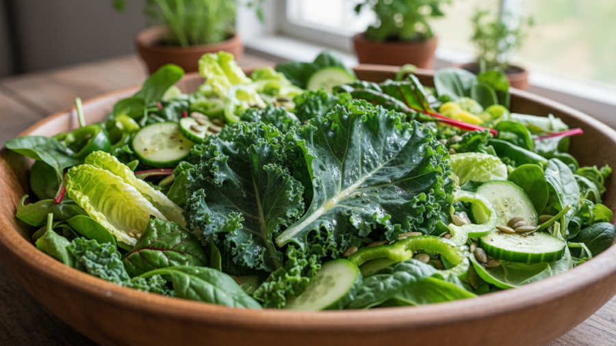 Green vegetables: colorful fruits and vegetables packed with phytonutrients.