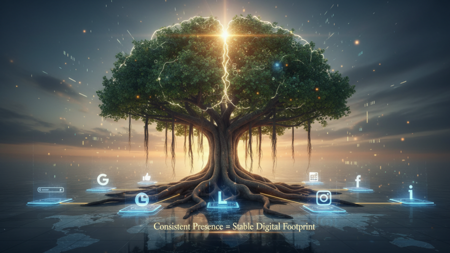 Boost AI local search visibility by ensuring consistent business presence.