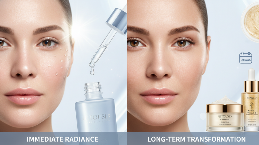 Skincare ingredients that provide immediate and long-term results in wellness.