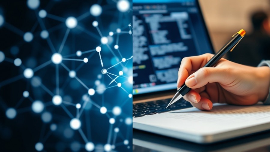 AI and humanity collaborate in B2B SEO insights, blending technology with creativity.