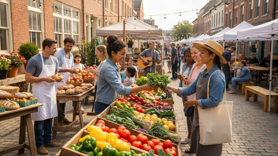 Engaging short-form video storytelling enhances local connections on social media.