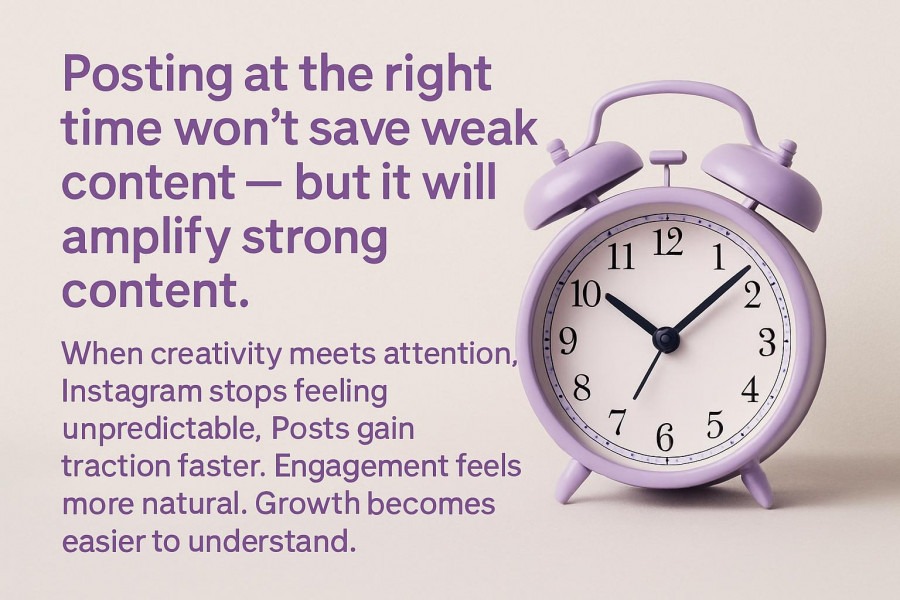 Boost your Instagram posting strategy with effective timing for better engagement.