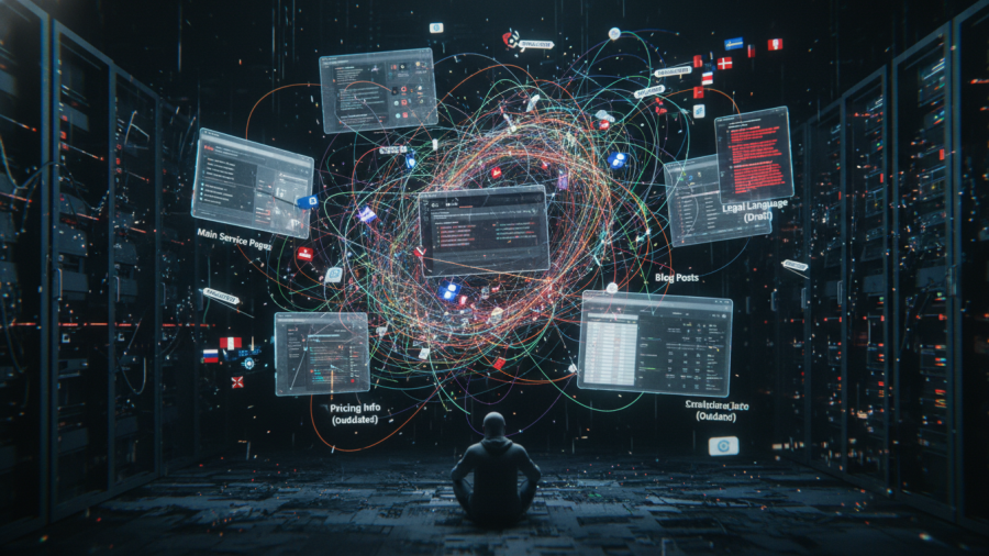 Challenges in managing translated websites not getting calls due to disorganized content.