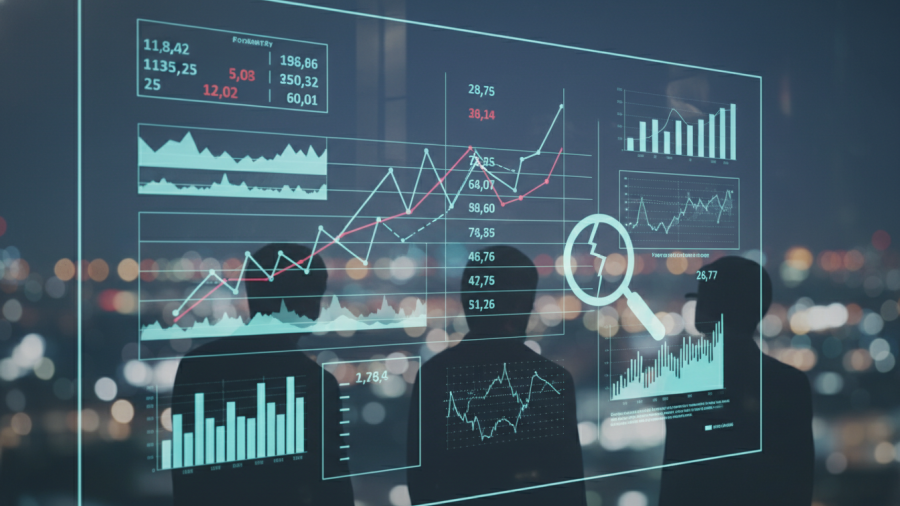 Visualizing data challenges in 'The Dashboard Problem' with insightful graphics.