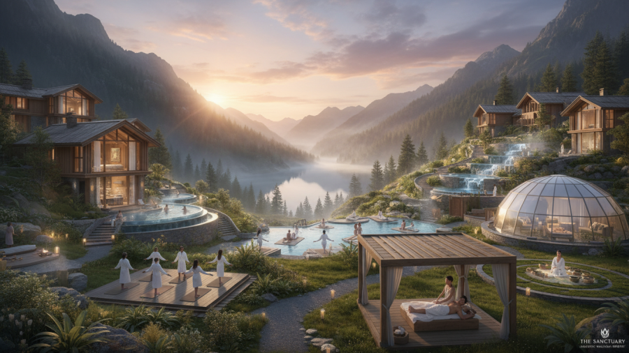 Innovative AI in spa industry enhances personalized experiences and longevity wellness treatments.