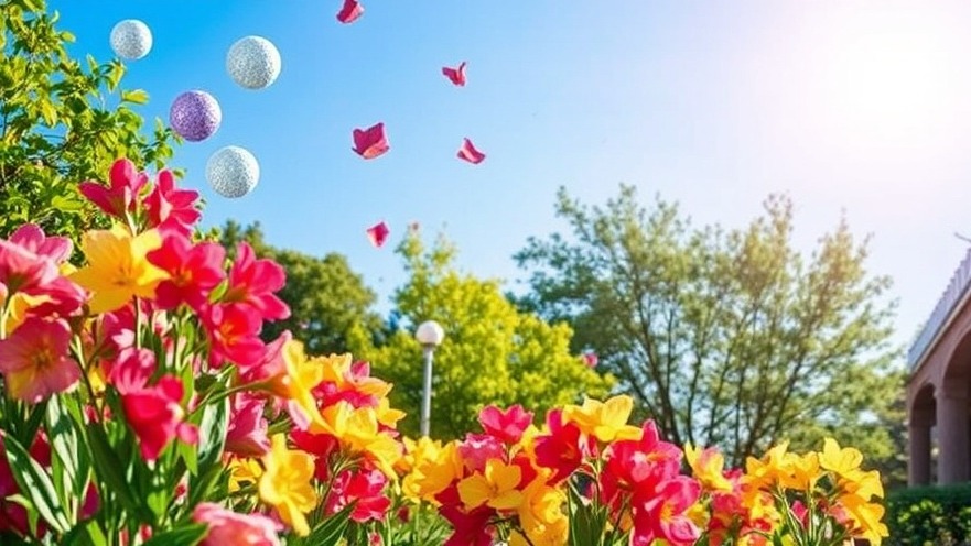 Vibrant scene of Sacramento in spring with blooming flowers, highlighting allergy symptoms management.