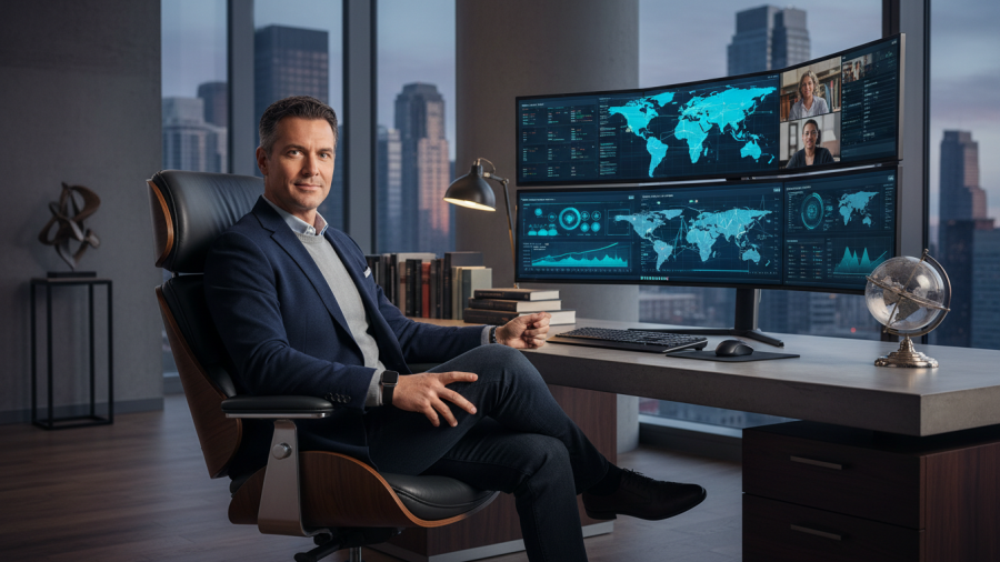 A male enjoying holistic spa experiences, reflecting the future of luxury spas.