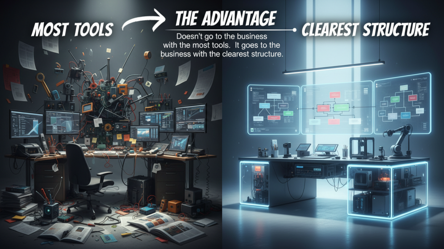 Clear structure advantages in AI for businesses with Anthropic Claude 5 features.