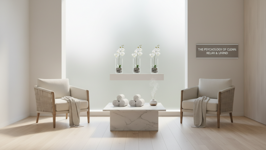 Eco-friendly disinfectants enhance spa hygiene solutions for a relaxing experience.