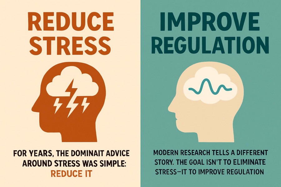 Embracing stress regulation for improved well-being and resilience.
