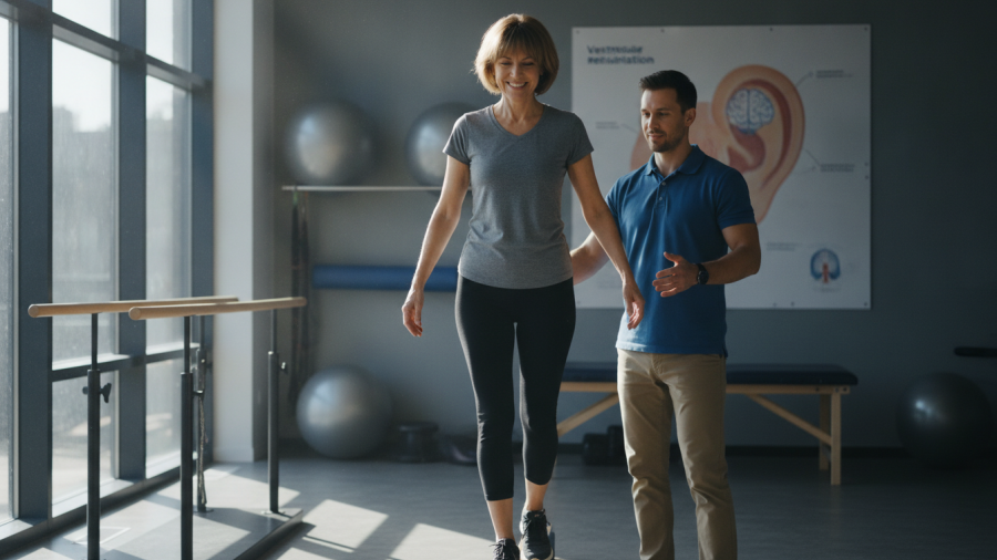 Sacramento vestibular therapy patient achieves balance post-vertigo treatment
