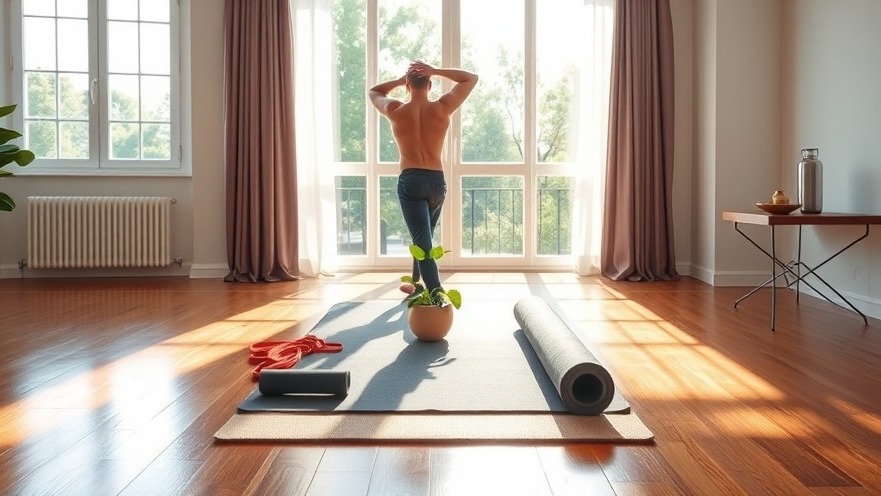 Home workout space for physical therapy to improve mobility and reduce aches.