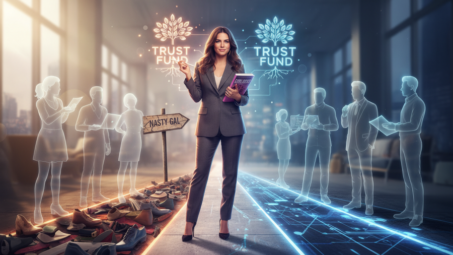 Sophia Amoruso's business story: from eBay seller to CEO, inspiring wellness leaders.